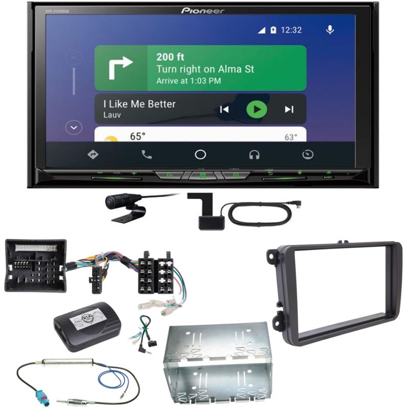 Pioneer AVH-Z9200DAB Android Auto Carplay USB Einbauset für T6 Sharan 2 Beetle Pioneer AVH-Z9200DAB Android Auto Carplay USB Einbauset für T6 Sharan 2 Beetle