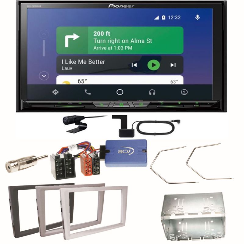Pioneer AVH-Z9200DAB Android Auto Einbauset für Opel Omega B Meriva A Agila Vivaro Pioneer AVH-Z9200DAB Android Auto Einbauset für Opel Omega B Meriva A Agila Vivaro