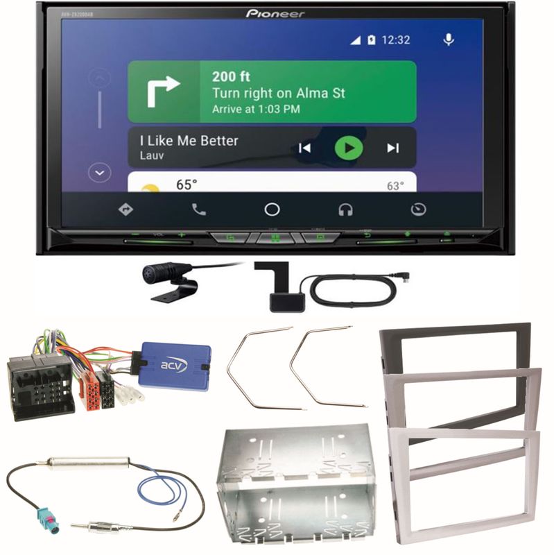 Pioneer AVH-Z9200DAB Android Auto Einbauset für Opel Signum Corsa C Tigra Twintop Pioneer AVH-Z9200DAB Android Auto Einbauset für Opel Signum Corsa C Tigra Twintop