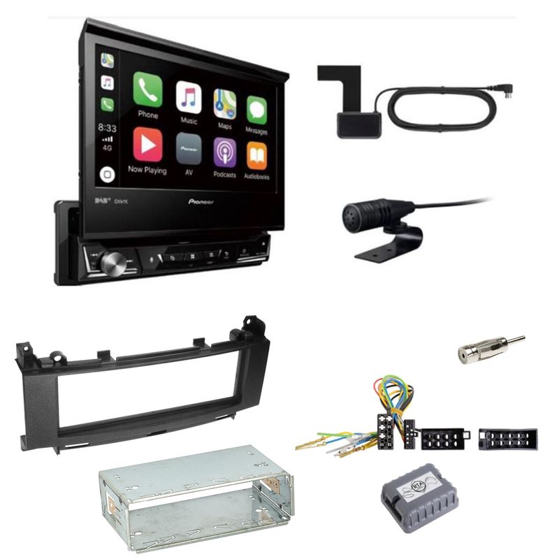 Pioneer AVH-Z7200DAB Digitalradio Einbauset für Mercedes A B Klasse W245 W169