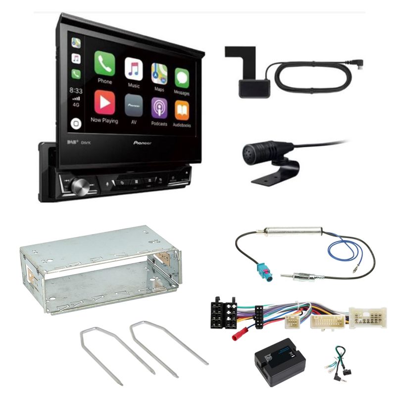 Pioneer AVH-Z7200DAB Digitalradio Bluetooth Einbauset für Mercedes Citan W415