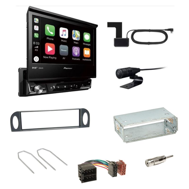 Pioneer AVH-Z7200DAB Digitalradio Bluetooth Einbauset für Citroen C5 bis 07/2004