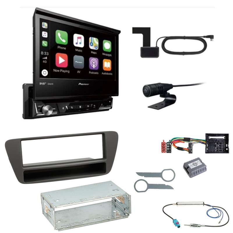 Pioneer AVH-Z7200DAB Digitalradio Bluetooth CD DVD USB Einbauset für Audi Q3 8U Pioneer AVH-Z7200DAB Digitalradio Bluetooth CD DVD USB Einbauset für Audi Q3 8U