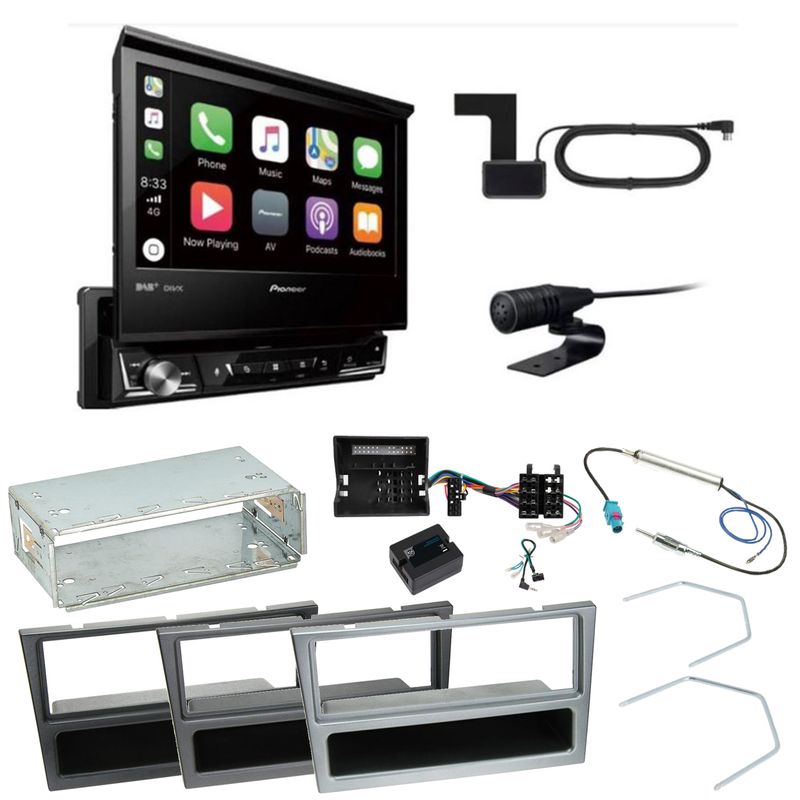 Pioneer AVH-Z7200DAB Bluetooth Einbauset für Opel Signum Corsa C Tigra Twintop Pioneer AVH-Z7200DAB Bluetooth Einbauset für Opel Signum Corsa C Tigra Twintop