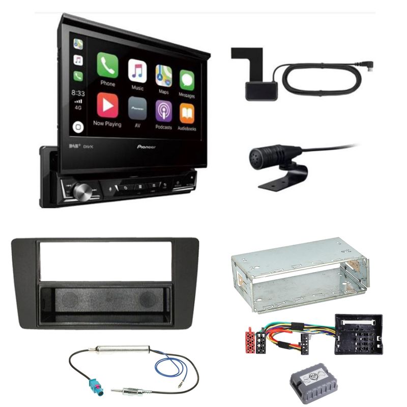 Pioneer AVH-Z7200DAB Digitalradio CD USB Einbauset für Skoda Octavia 2 Yeti 5L