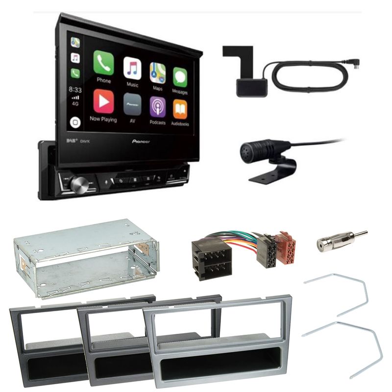 Pioneer AVH-Z7200DAB Bluetooth Einbauset für Opel Omega B Meriva A Agila Vivaro Pioneer AVH-Z7200DAB Bluetooth Einbauset für Opel Omega B Meriva A Agila Vivaro