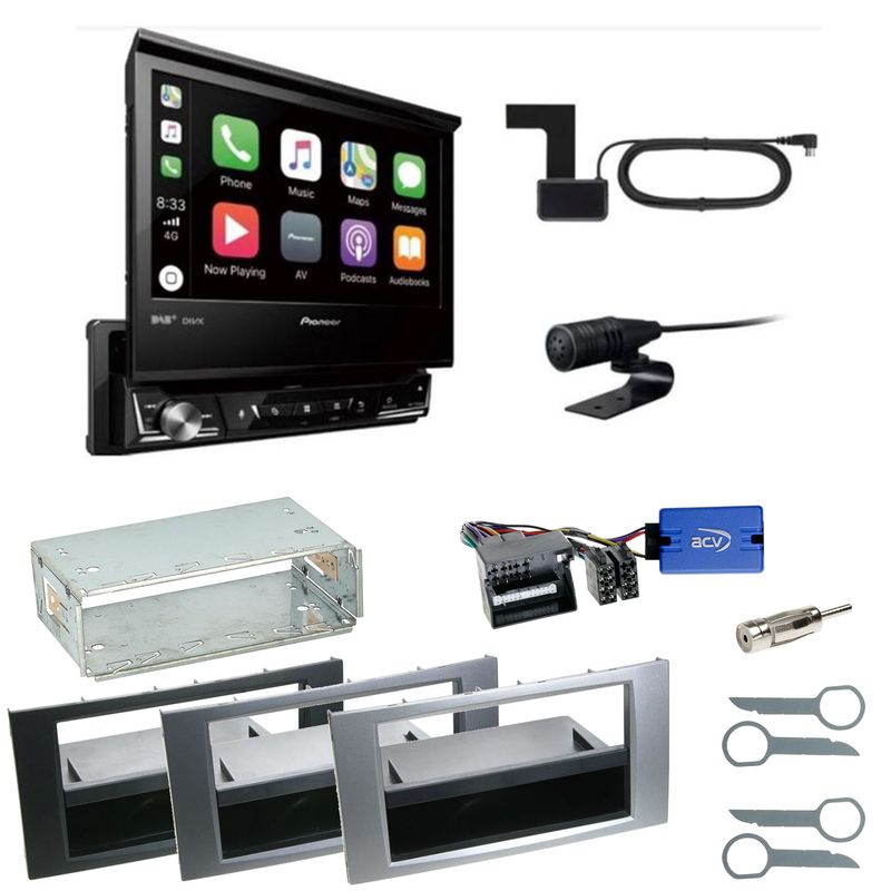 Pioneer AVH-Z7200DAB Bluetooth USB Einbauset für Ford Focus C-Max Fiesta Transit Pioneer AVH-Z7200DAB Bluetooth USB Einbauset für Ford Focus C-Max Fiesta Transit