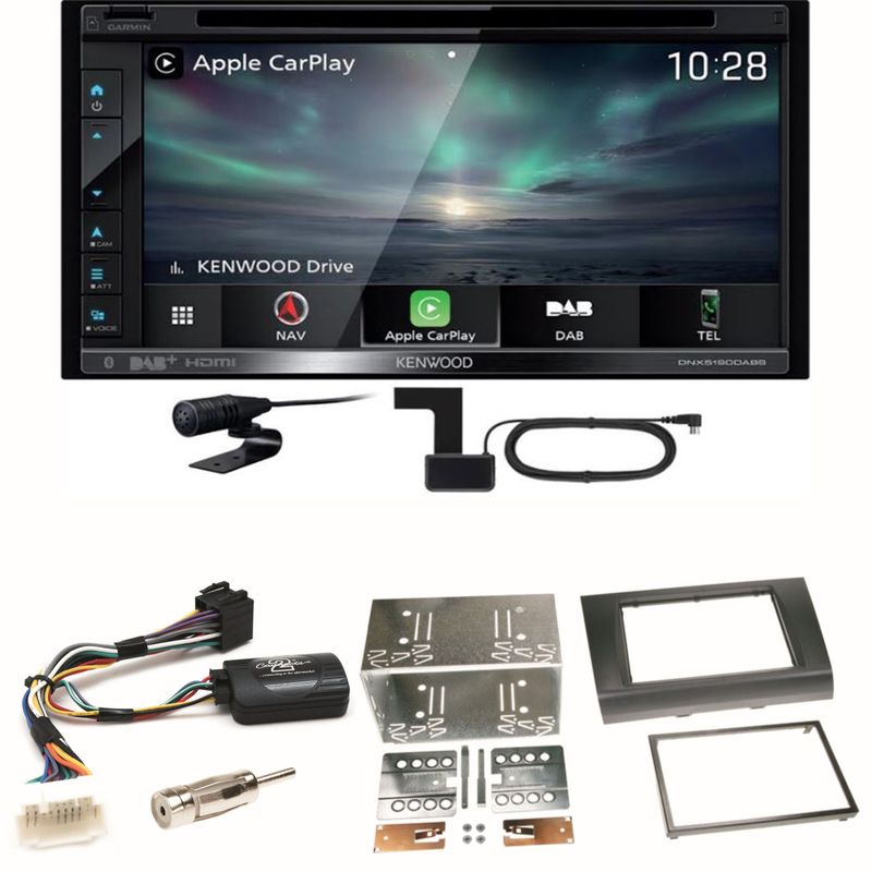 Kenwood DNX-5190DABS Navi Carplay DAB+ Einbauset für Suzuki Swift Sport EZ MZ Kenwood DNX-5190DABS Navi Carplay DAB+ Einbauset für Suzuki Swift Sport EZ MZ