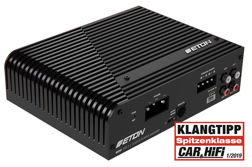 ETON Mini 300.2 2-Kanal Verstärker Endstufe 2x185 Watt an 4 Ohm