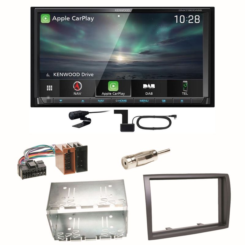 Kenwood DNX-7190DABS Android Auto Carplay Einbauset für Fiat Ducato Boxer Jumper Kenwood DNX-7190DABS Android Auto Carplay Einbauset für Fiat Ducato Boxer Jumper