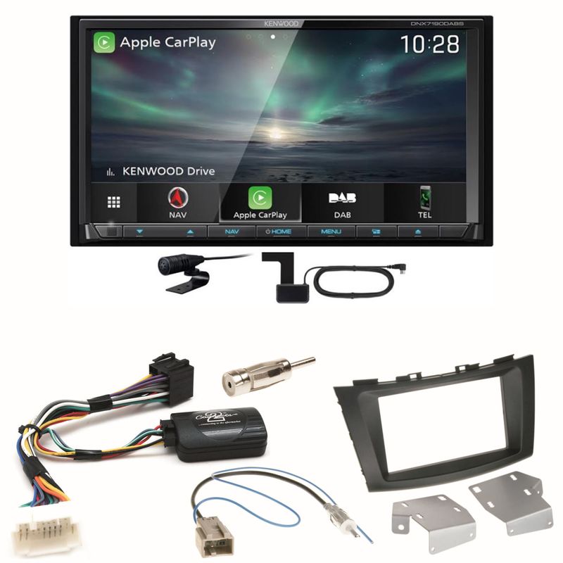 Kenwood DNX-7190DABS Android Auto Carplay Einbauset für Suzuki Swift Sport FZ NZ Kenwood DNX-7190DABS Android Auto Carplay Einbauset für Suzuki Swift Sport FZ NZ
