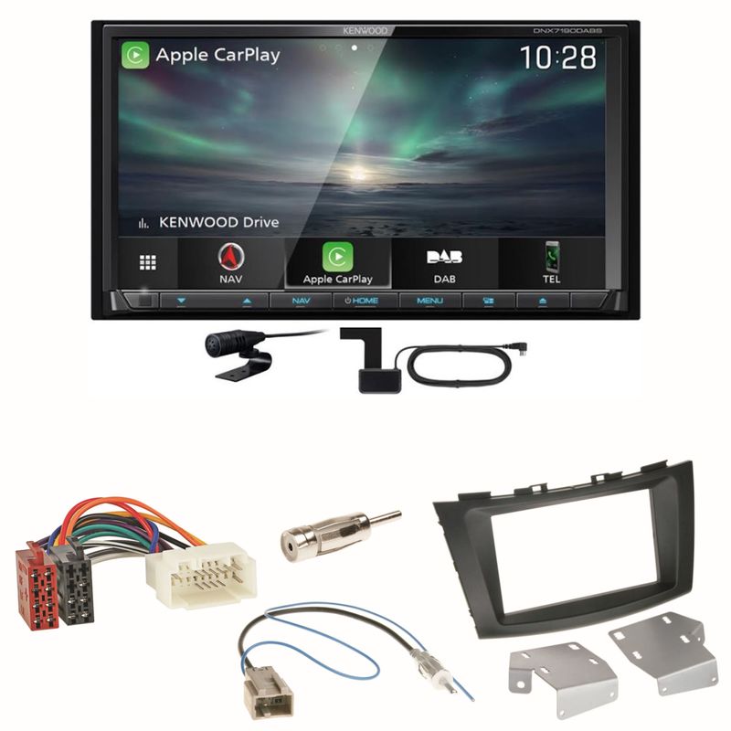 Kenwood DNX-7190DABS Android Auto Carplay Einbauset für Suzuki Swift Sport FZ NZ Kenwood DNX-7190DABS Android Auto Carplay Einbauset für Suzuki Swift Sport FZ NZ