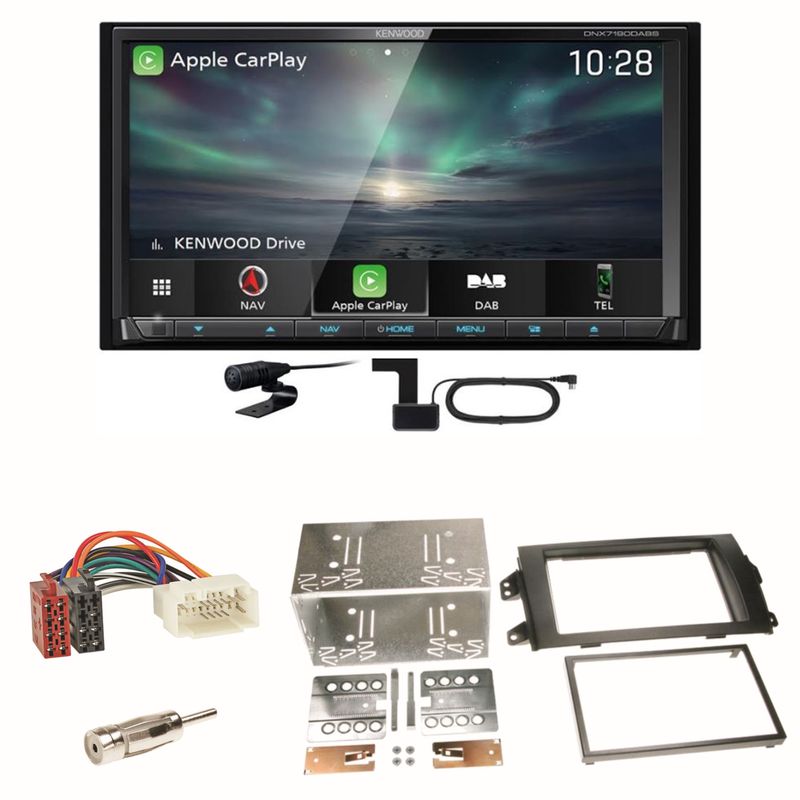 Kenwood DNX-7190DABS Android Auto Carplay Einbauset für Suzuki SX 4 Fiat Sedici Kenwood DNX-7190DABS Android Auto Carplay Einbauset für Suzuki SX 4 Fiat Sedici
