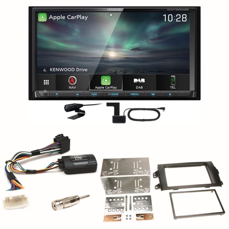 Kenwood DNX-7190DABS Android Auto Carplay Einbauset für Suzuki SX4 Fiat Sedici Kenwood DNX-7190DABS Android Auto Carplay Einbauset für Suzuki SX4 Fiat Sedici