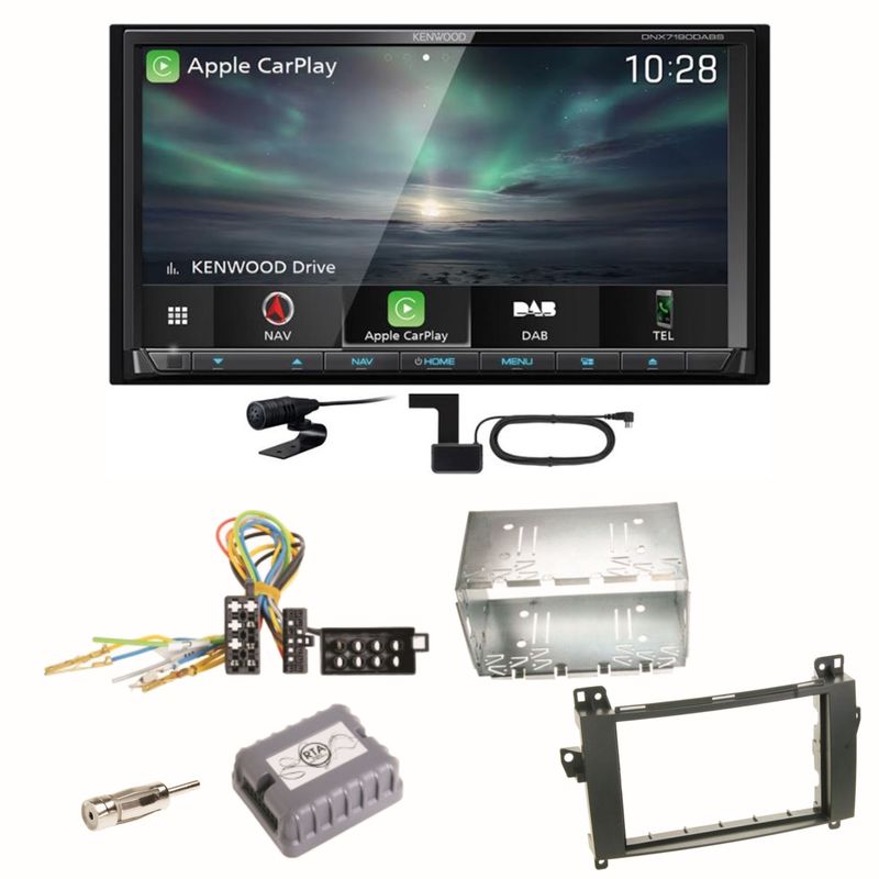 Kenwood DNX-7190DABS Android Auto Carplay Einbauset für Mercedes Vito Viano W639 Kenwood DNX-7190DABS Android Auto Carplay Einbauset für Mercedes Vito Viano W639