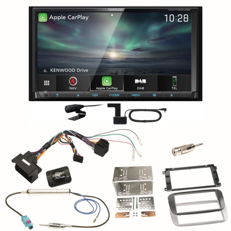 Kenwood DNX-7190DABS Android Auto Einbauset für Ford Focus Mondeo S-Max Galaxy Kenwood DNX-7190DABS Android Auto Einbauset für Ford Focus Mondeo S-Max Galaxy