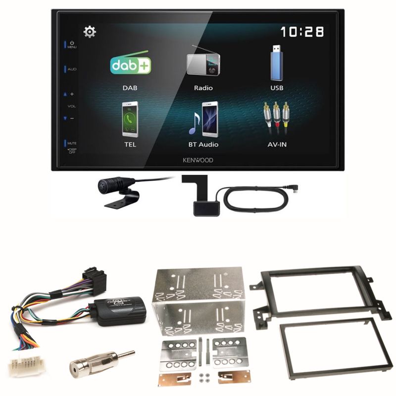 Kenwood DMX-125DAB Bluetooth MP3 DAB+ USB Einbauset für Suzuki Grand Vitara JT Kenwood DMX-125DAB Bluetooth MP3 DAB+ USB Einbauset für Suzuki Grand Vitara JT