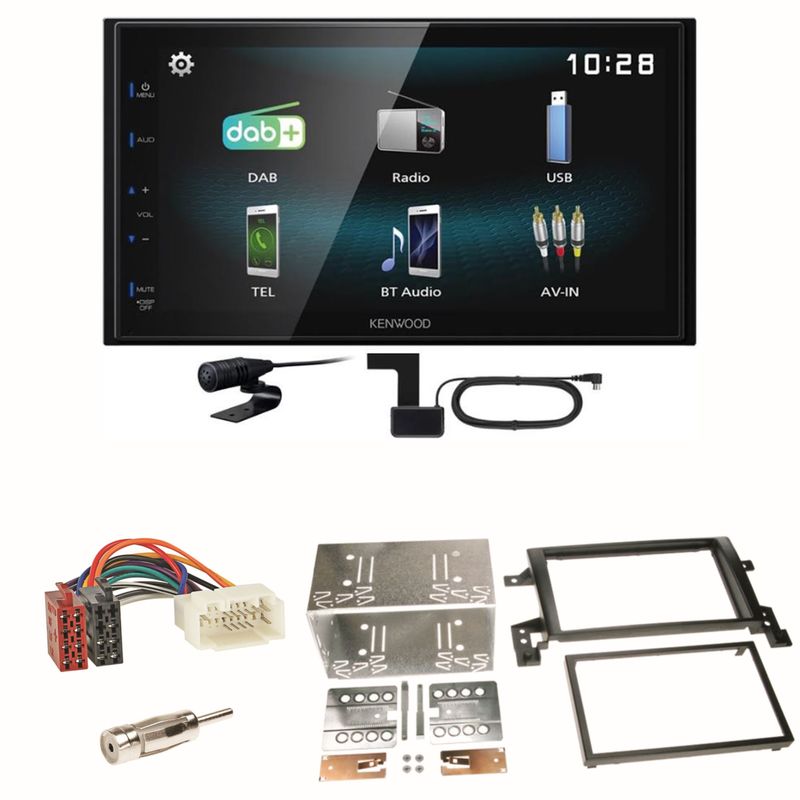Kenwood DMX-125DAB Bluetooth MP3 DAB+ USB Einbauset für Suzuki Grand Vitara JT Kenwood DMX-125DAB Bluetooth MP3 DAB+ USB Einbauset für Suzuki Grand Vitara JT