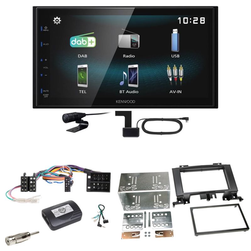 Kenwood DMX-125DAB Bluetooth MP3 Einbauset für Mercedes Sprinter W906 Crafter Kenwood DMX-125DAB Bluetooth MP3 Einbauset für Mercedes Sprinter W906 Crafter