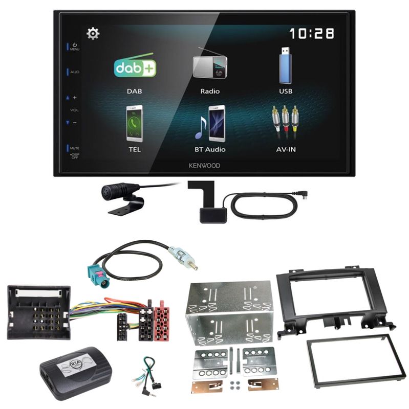 Kenwood DMX-125DAB Bluetooth MP3 Einbauset für Mercedes Sprinter W906 Crafter Kenwood DMX-125DAB Bluetooth MP3 Einbauset für Mercedes Sprinter W906 Crafter