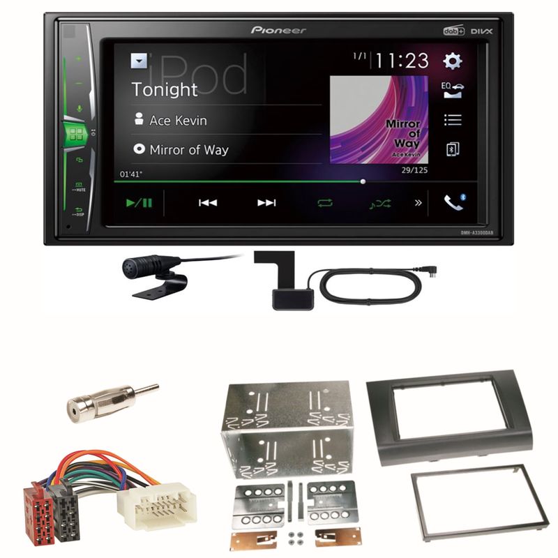 Pioneer DMH-A3300DAB Bluetooth DAB+ USB Einbauset für Suzuki Swift Sport EZ MZ Pioneer DMH-A3300DAB Bluetooth DAB+ USB Einbauset für Suzuki Swift Sport EZ MZ