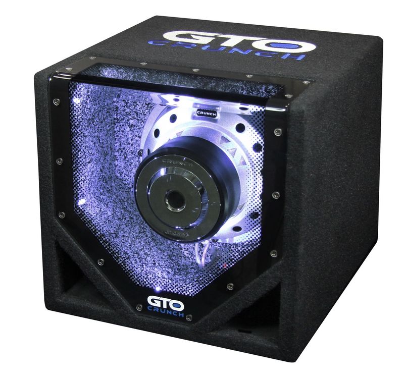 Crunch GTO-8BP Single Bandpass Subwoofer 20 cm Basskiste Crunch GTO-8BP Single Bandpass Subwoofer 20 cm Basskiste