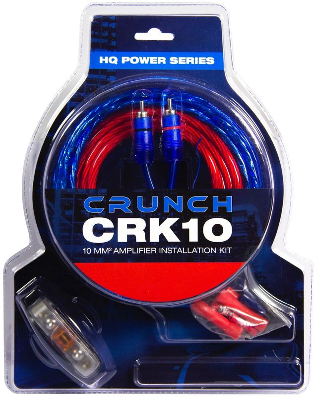 Crunch CRK10 10 qmm Verstärker Anschlusskit Kabelset
