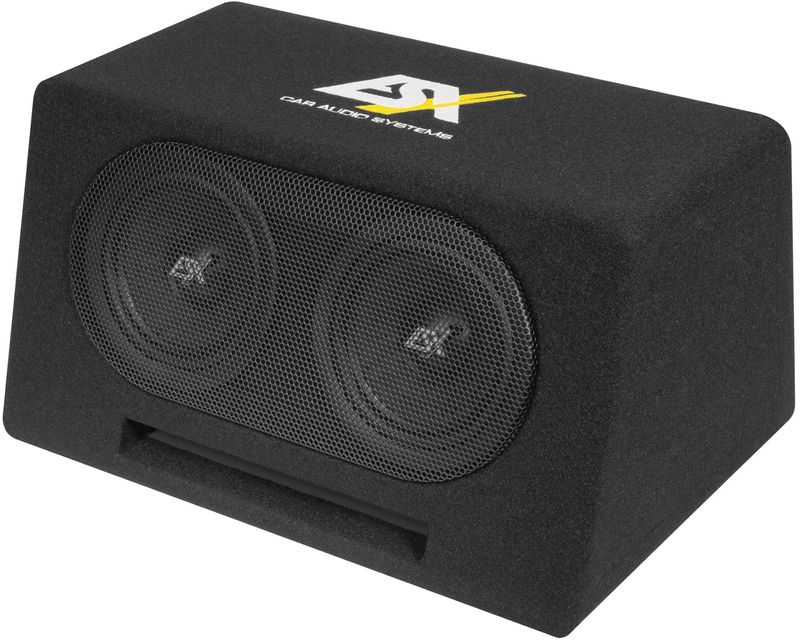 ESX DBX206Q Dual Bassreflex Subwoofer Kiste 2x 16,5 cm DBX-206Q Basskiste