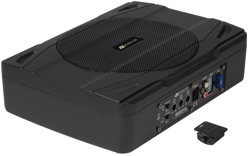 ESX QUANTUM Q201A Untersitz Aktiv Subwoofer inkl. Endstufe Q-201A