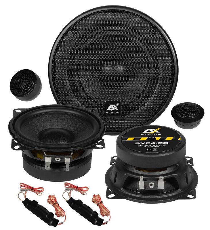ESX SIGNUM SXE-4.2C 10 cm 2 Wege Komponenten System 100 mm Lautsprecher SXE4.2C