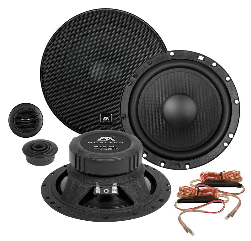 ESX HORIZON HZ-6.2C 16,5 cm 2 Wege Komponenten Lautsprecher System 165 mm HZ6.2C ESX HORIZON HZ-6.2C 16,5 cm 2 Wege Komponenten Lautsprecher System 165 mm HZ6.2C