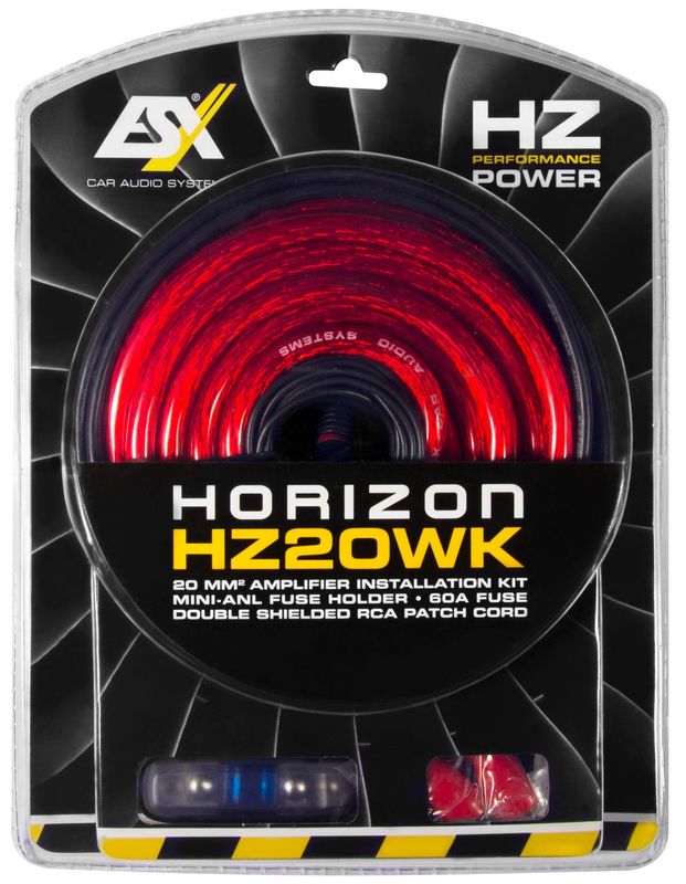 ESX HZ20WK 20 qmm Verstärker Anschluss Kabelset Anschlusskit
