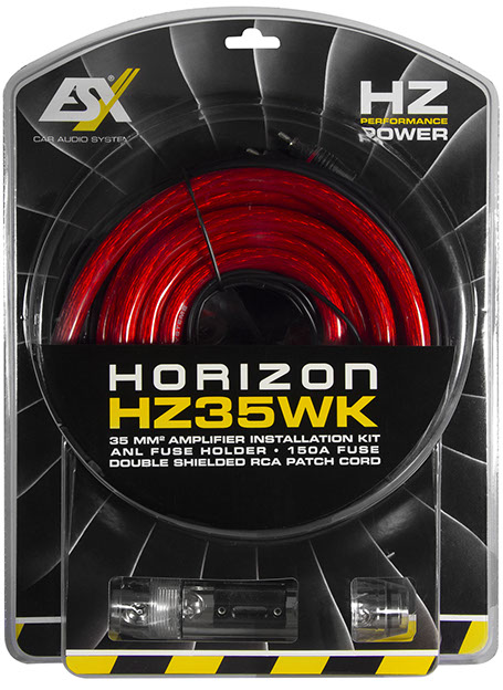 ESX HZ35WK 35 qmm Verstärker Anschluss Kabelset Anschlusskit
