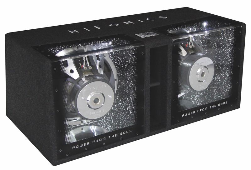 HIFONICS ZRX12DUAL 2 x 30 cm Dual Bandpass Subwoofer Kiste Basskiste HIFONICS ZRX12DUAL 2 x 30 cm Dual Bandpass Subwoofer Kiste Basskiste