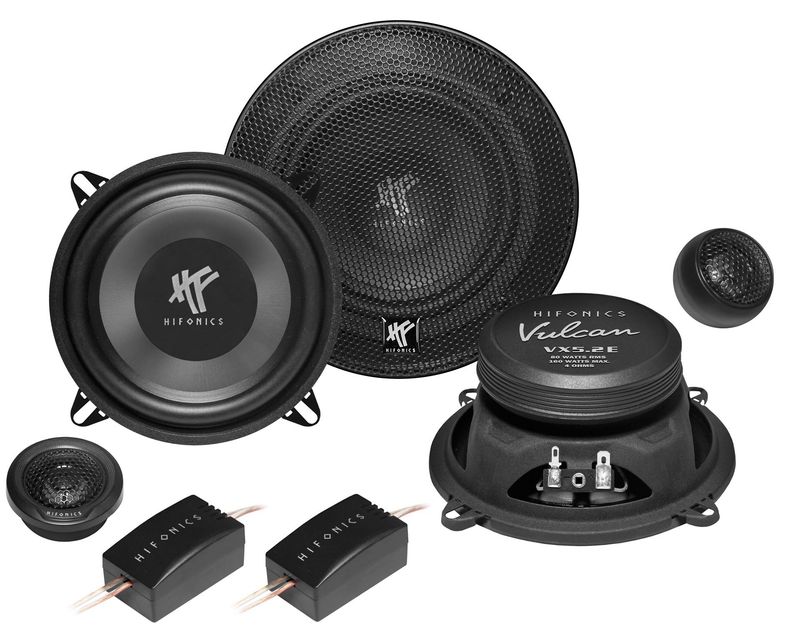 HIFONICS VULCAN VX5.2E  13 cm 2 Wege Komponenten System 130 mm Lautsprecher