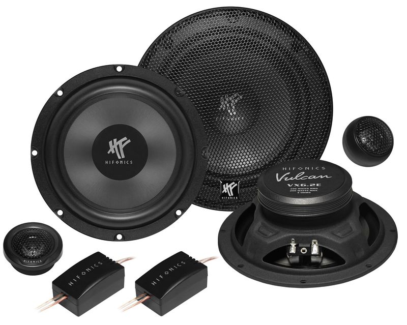HIFONICS VULCAN VX6.2E 16,5 cm 2 Wege Komponenten System 165 mm Lautsprecher HIFONICS VULCAN VX6.2E 16,5 cm 2 Wege Komponenten System 165 mm Lautsprecher