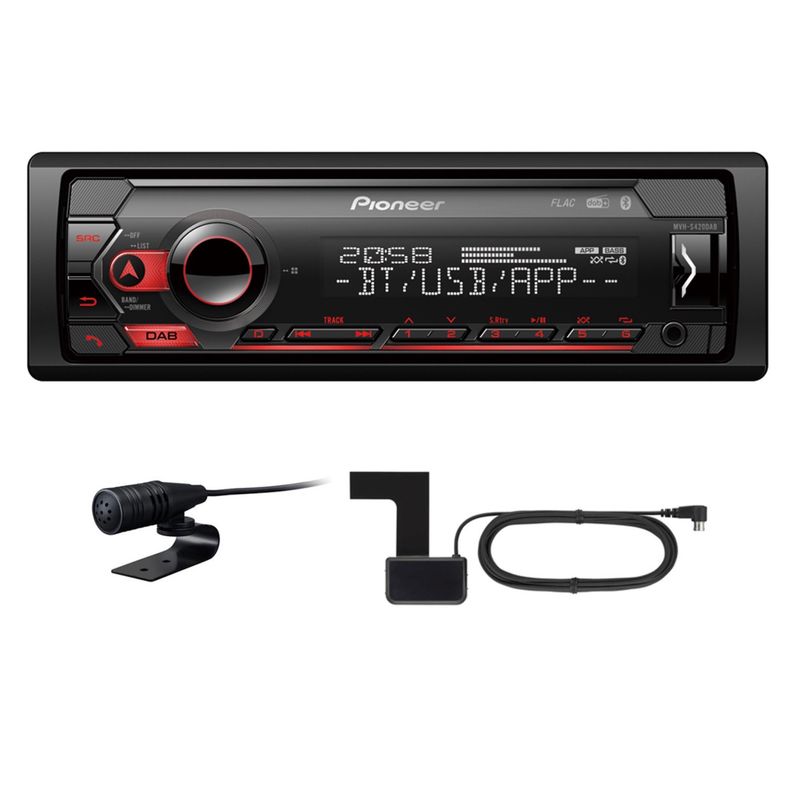 PIONEER MVH-S420DAB USB MP3 DAB+ Autoradio Digitalradio inkl Antenne