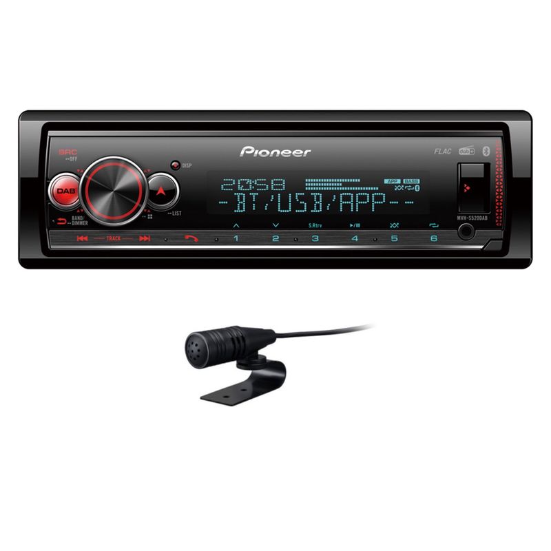 PIONEER MVH-S520DAB DAB+ USB MP3 Autoradio Bluetooth Freisprecheinrichtung AUX