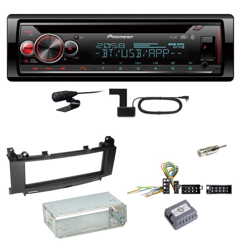 Pioneer DEH-S720DAB Digitalradio MP3 Einbauset für Mercedes A B Klasse W245 W169 Pioneer DEH-S720DAB Digitalradio MP3 Einbauset für Mercedes A B Klasse W245 W169