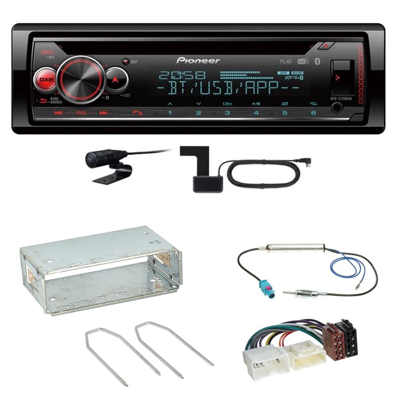 Pioneer DEH-S720DAB Bluetooth Digitalradio MP3 Einbauset für Mercedes Citan W415 Pioneer DEH-S720DAB Bluetooth Digitalradio MP3 Einbauset für Mercedes Citan W415