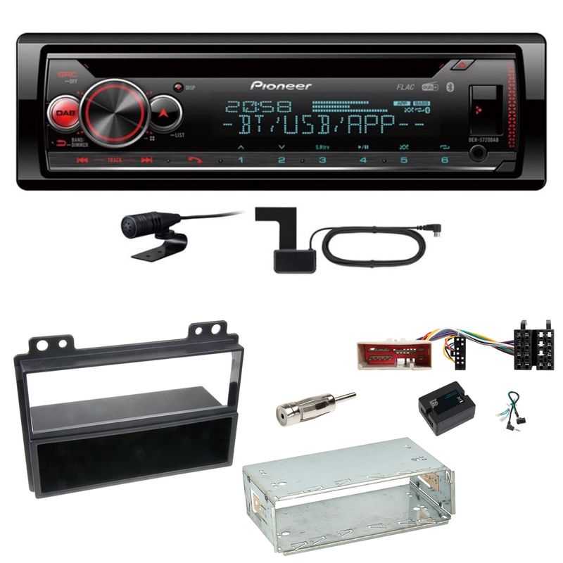 Pioneer DEH-S720DAB Bluetooth Digitalradio MP3 Einbauset für Ford Fusion Fiesta Pioneer DEH-S720DAB Bluetooth Digitalradio MP3 Einbauset für Ford Fusion Fiesta