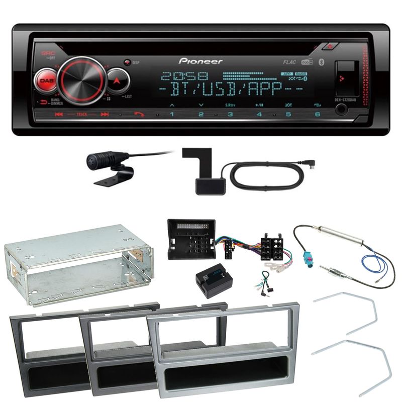 Pioneer DEH-S720DAB Digitalradio Einbauset für Opel Signum Corsa C Tigra Twintop
