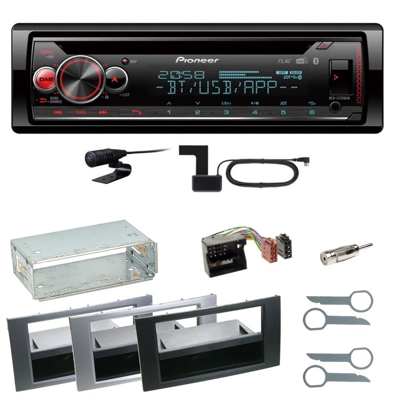 Pioneer DEH-S720DAB USB Digitalradio Einbauset für Ford Kuga Fusion Galaxy S-Max Pioneer DEH-S720DAB USB Digitalradio Einbauset für Ford Kuga Fusion Galaxy S-Max