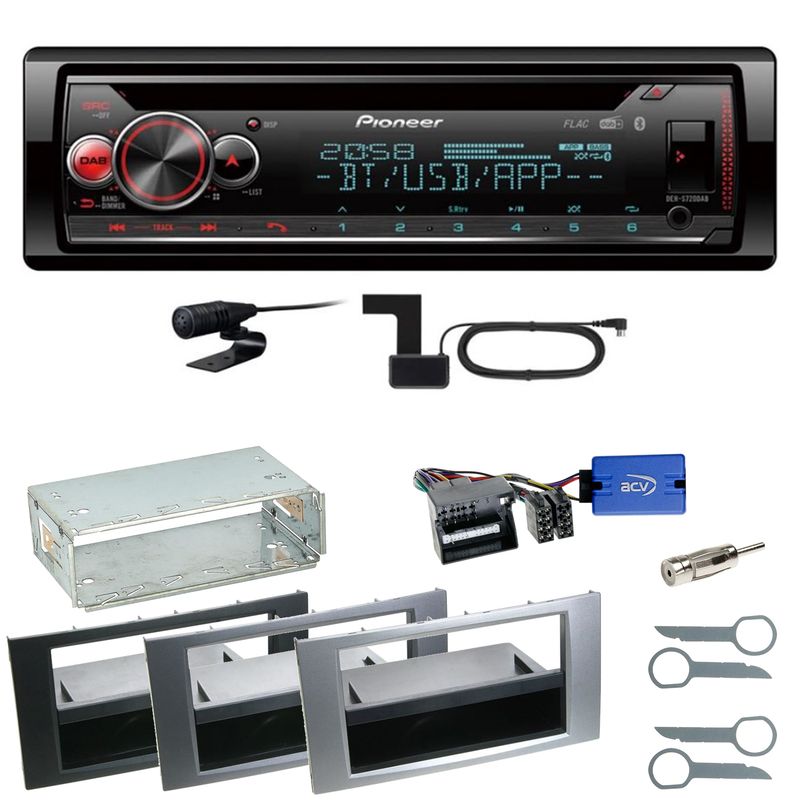 Pioneer DEH-S720DAB USB Digitalradio Einbauset für Ford Kuga Fusion Galaxy S-Max Pioneer DEH-S720DAB USB Digitalradio Einbauset für Ford Kuga Fusion Galaxy S-Max