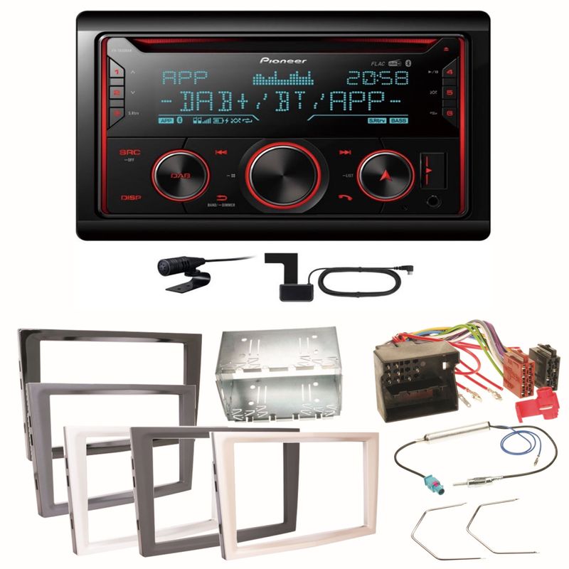 Pioneer FH-S820DAB DAB+ FLAC Einbauset für Opel Astra H Corsa D Zafira B Antara Pioneer FH-S820DAB DAB+ FLAC Einbauset für Opel Astra H Corsa D Zafira B Antara