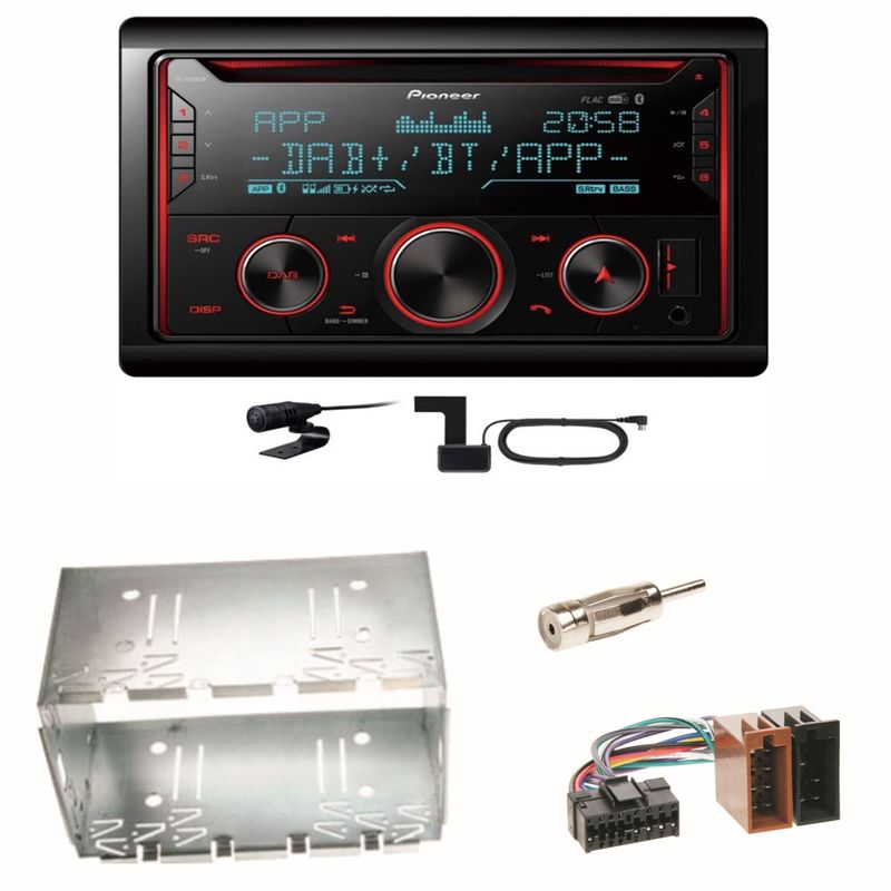 Pioneer FH-S820DAB DAB+ CD Einbauset für Mercedes Vito Viano W639 W447 Sprinter Pioneer FH-S820DAB DAB+ CD Einbauset für Mercedes Vito Viano W639 W447 Sprinter