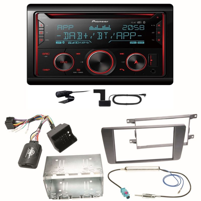 Pioneer FH-S820DAB DAB+ Bluetooth FLAC CD Einbauset für Skoda Octavia 2 Yeti 5L Pioneer FH-S820DAB DAB+ Bluetooth FLAC CD Einbauset für Skoda Octavia 2 Yeti 5L