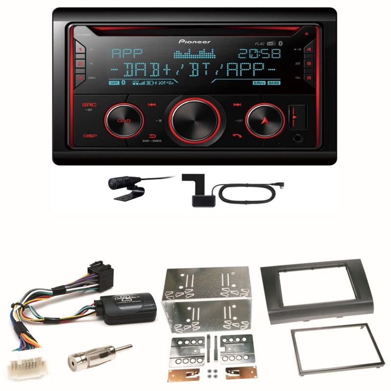 Pioneer FH-S820DAB Digitalradio Bluetooth Einbauset für Suzuki Swift Sport EZ MZ Pioneer FH-S820DAB Digitalradio Bluetooth Einbauset für Suzuki Swift Sport EZ MZ