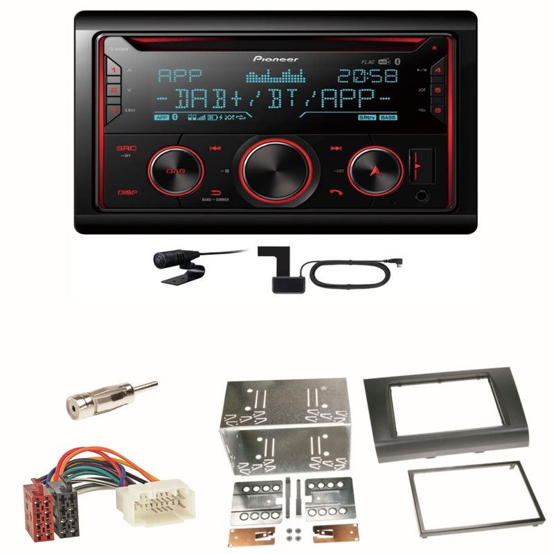 Pioneer FH-S820DAB Digitalradio Bluetooth Einbauset für Suzuki Swift Sport EZ MZ Pioneer FH-S820DAB Digitalradio Bluetooth Einbauset für Suzuki Swift Sport EZ MZ