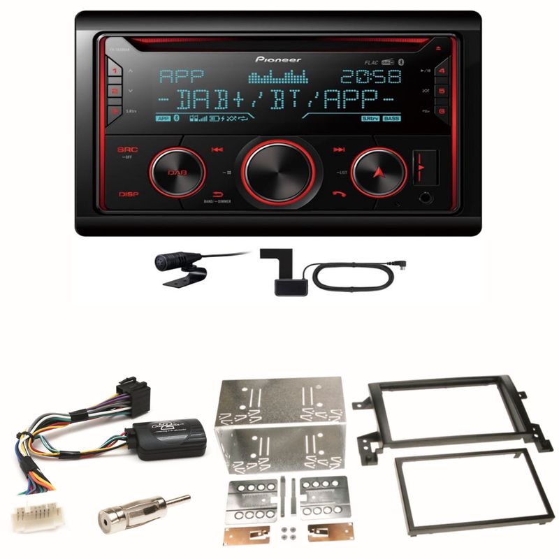 Pioneer FH-S820DAB Digitalradio Bluetooth Einbauset für Suzuki Grand Vitara JT Pioneer FH-S820DAB Digitalradio Bluetooth Einbauset für Suzuki Grand Vitara JT